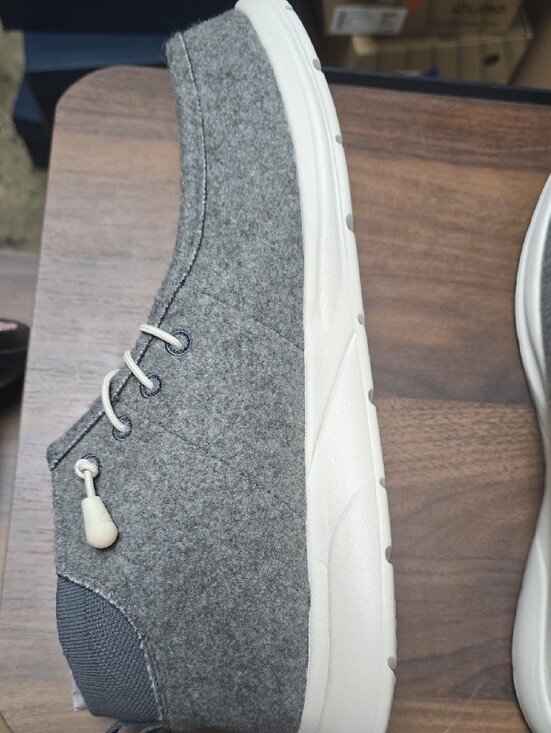 Reef Men’s Gray Felt Slip-On Loafers with Toggle Laces
